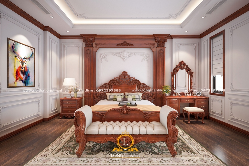 Ấn tượng mẫu phòng ngủ được thiết kế bằng gỗ tự nhiên
