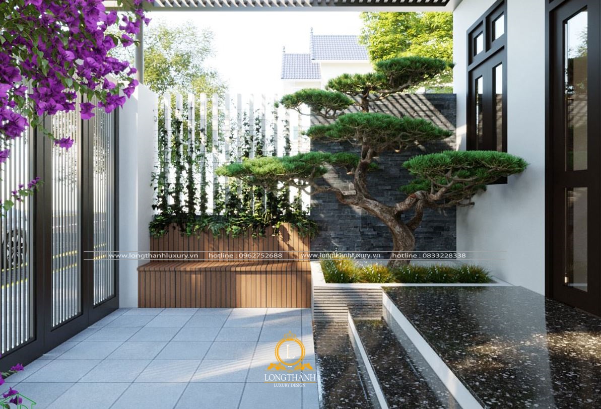 Thiết kế sân vườn nhà phố tăng tính thẩm mỹ cho ngôi nhà