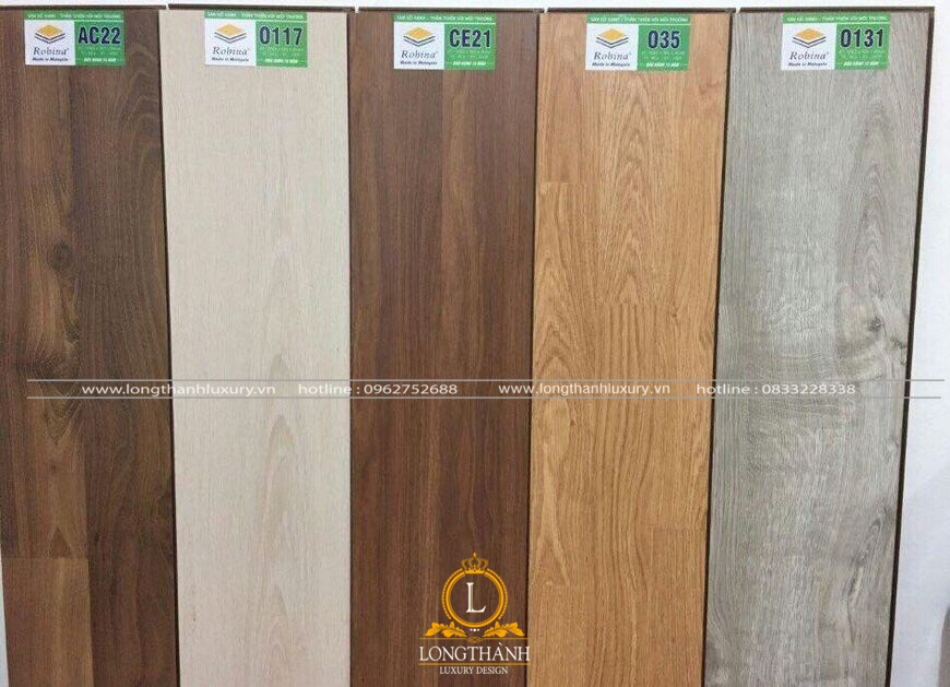 Sàn gỗ công nghiệp thương hiệu Robina - Malaysia