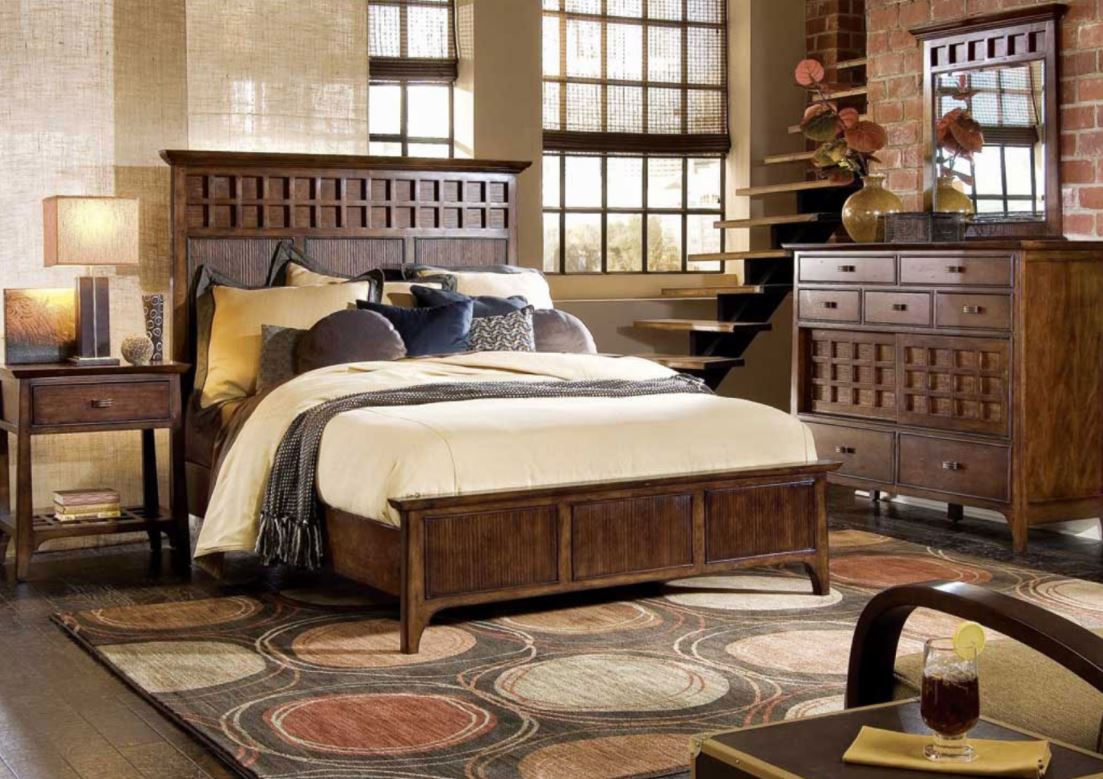 Phòng ngủ được thiết kế theo phong cách Vintage