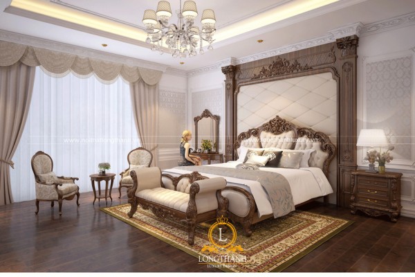 10 mẫu thiết kế nội thất tân cổ điển phòng ngủ siêu đẹp hiện nay