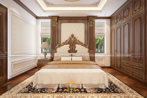Phòng ngủ tân cổ điển đậm chất hoàng gia - Nâng tầm đẳng cấp của bạn